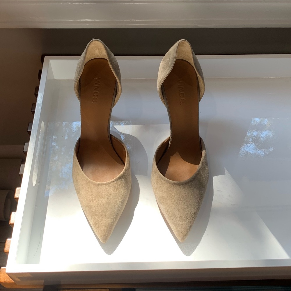 Vince Celeste D’Orsay Pointed-Toe Pump